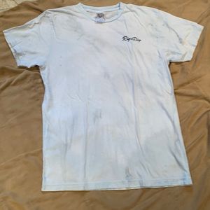 RIPNDIP size L. Super light blue tied eye. T-shirt. Made to look very worn.